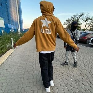 Vintage 2001 Converse “ALL STAR” pullover hoodie - SIZE MEN’S US XL